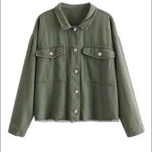 Goodnight Macaroon Raw Him Military Jacket